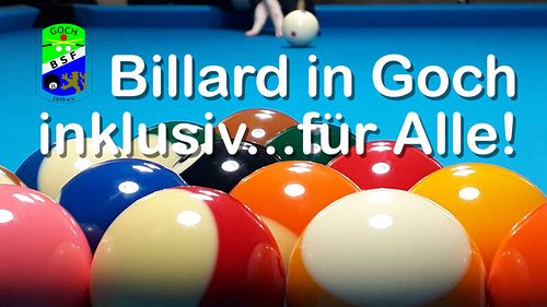 Billard-in-Goch inklusiv - für Alle!