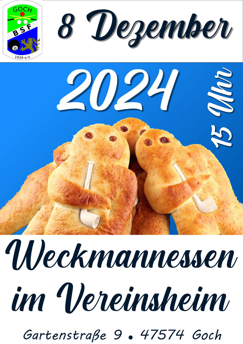 BSF Weckmann Essen 2024 Einladung